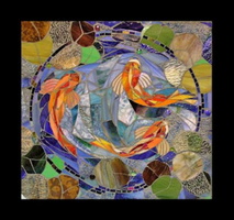 ; 0.mosaic-koi-wall-insert