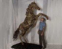 01 A-rearing-Stallion-driftwood-sculpture-by-James-Doran-Webb