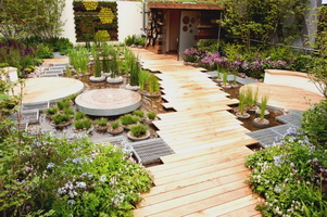 0 RBC-Blue-Water-Roof-Garden-•Designed by Professor Nigel Dunnett & The Landscape Agency.•Built by Landform Consultants