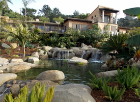 01 backyard-waterfall-desgin-with-various-stone-garcia-rock-and-water-garden-pond-edging-ideas-backyard-pond-design-ideas-garden-ponds-green-water-garden-pict