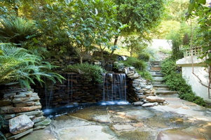 Waterfall-garden-design-idea