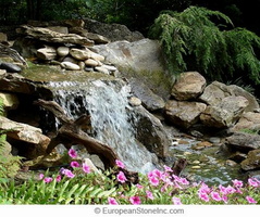 waterfall-stone-rocks-pond